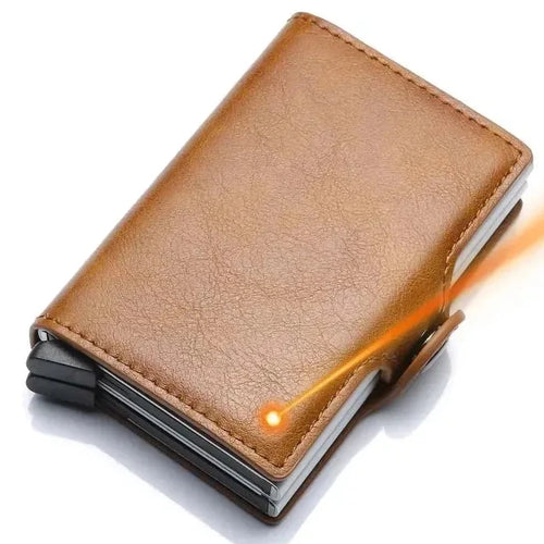 Premium Carbon Fiber Pop-Up Wallet & Minimalist Card Holder